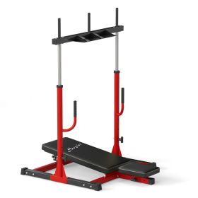Vertical Leg Press Machine with Adjustable Leg, Back, and Head Positions