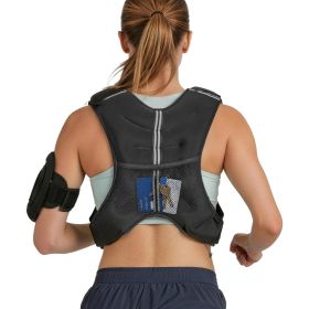 25 LBS Weighted Vest with Reflective Stripe