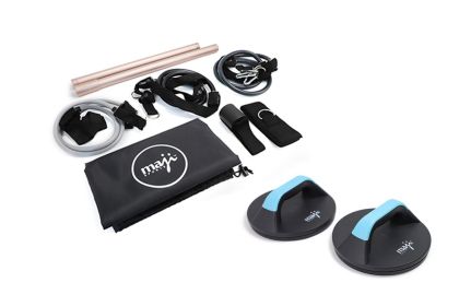 Exercise Bar & Push-Up Bar Bundle with Carry Bag