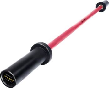 4Ft Solid Chrome Olympic Barbell with Bearings