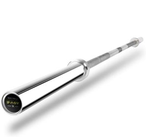 Solid 4 Ft Barbell & 4Ft Fitness Training Curl Barbell for 2" Olympic Plates