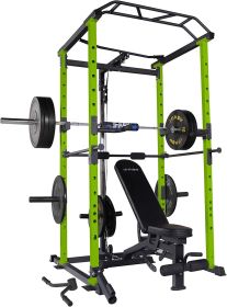 Multi-functional Power Cage and Adjustable Pullup Squat Rack