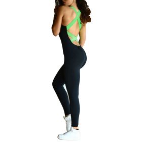 Women Fitness Jumpsuit-Size XXL
