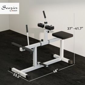 Seated Calf Raise Gym Equipment (Option: White 1090x480x150 mm)