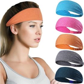 Beister Wicking Athletic Sweatbands, Elastic Non Slip - 5 Pack (Option: 5Pcs)