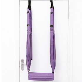 Leg Stretcher Strap, Backbend Training Rope For Flexibility Training (Color: Purple)