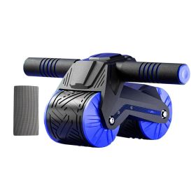 2 In 1 Belly Automatic Rebound Abdominal Exerciser (Color: dark blue, Ships From: China)