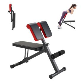 Weight Bench for Full Body Workout, Roman Chair Hyperextension Bench (Product Type: A-Type, Product Load Capacity: 330 lbs)